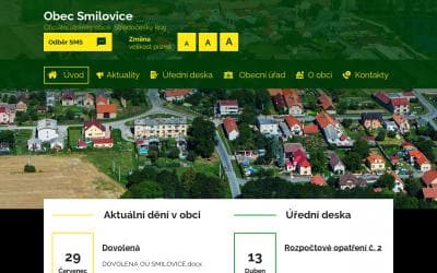 www.obecsmilovice.cz