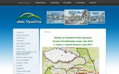 www.obecvysocina.cz