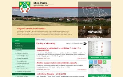 www.obec-brezina.cz