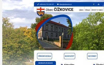www.cizkovice.cz