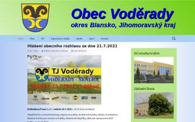 www.voderady.cz