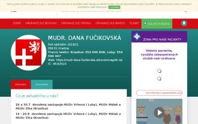 www.mudr-fucikovska.cz
