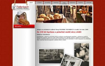 www.pekarna-tiefenbach.cz