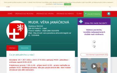 mudr-vera-janackova.zdravotniregistr.cz