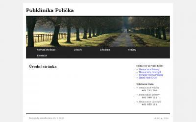 www.poliklinikapolicka.cz