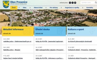 www.obecprosenice.cz