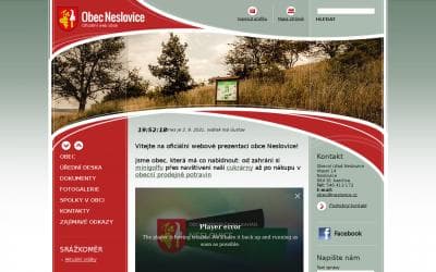www.neslovice.cz