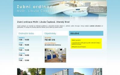 www.zubni-ordinace-capkova.cz