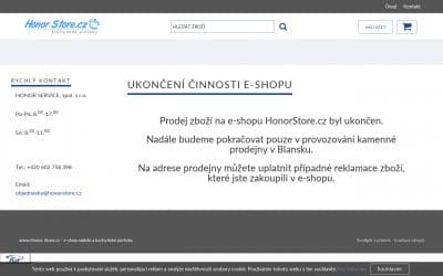 www.honorstore.cz