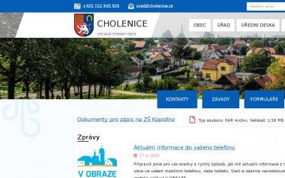 www.cholenice.cz