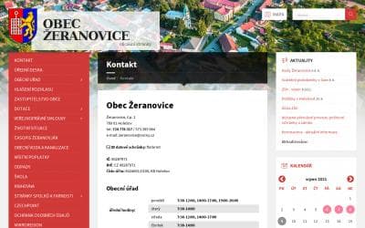 www.zeranovice.cz