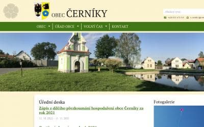 www.obec-cerniky.cz