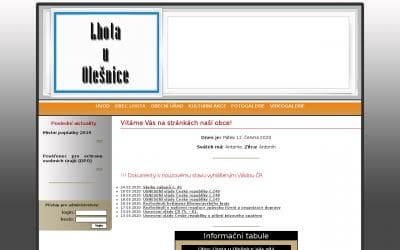 www.lhotauolesnice.cz