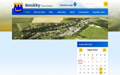 www.obecbenatky.cz