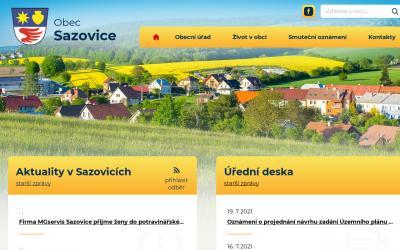 www.sazovice.cz