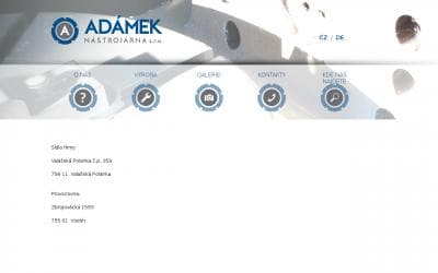 www.adamek-nastrojarna.cz