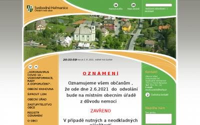 www.svobodnehermanice.cz