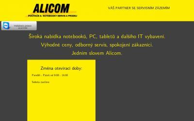 www.alicom.cz