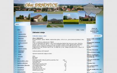 www.obecdrhovice.cz