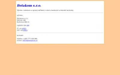www.betakom.cz