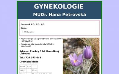 www.gynekologie-petrovska.cz