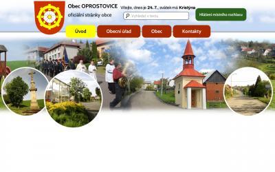 www.oprostovice.cz