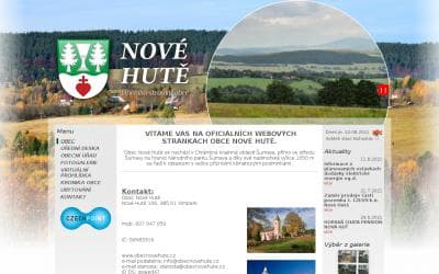 www.obecnovehute.cz