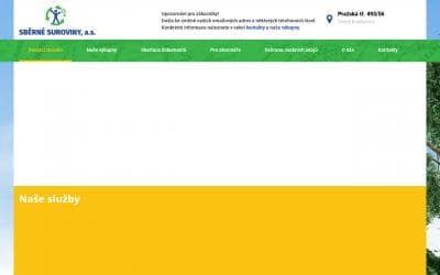www.sbernesuroviny.cz