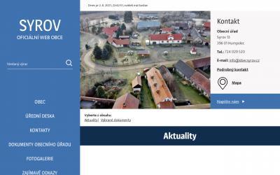 www.obecsyrov.cz