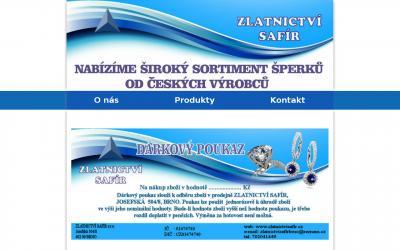 www.zlatnictvisafir.cz