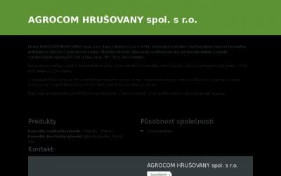 www.agrocomhrusovany.cz