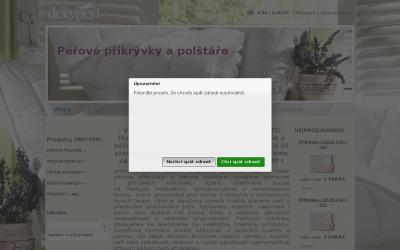 www.dekyperi-eshop.cz