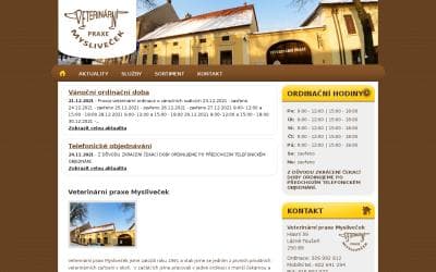 www.veterinamyslivecek.cz