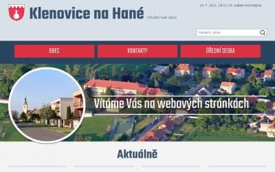 www.klenovicenahane.cz