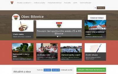 www.bilovice.cz