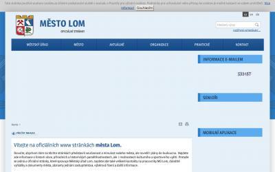 www.mesto-lom.cz