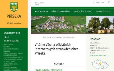 www.priseka.cz
