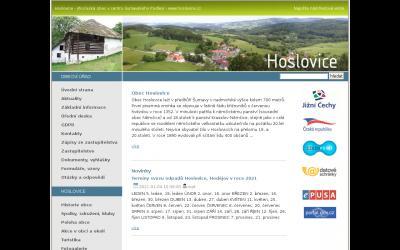www.hoslovice.cz