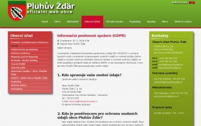www.obecpluhuvzdar.cz