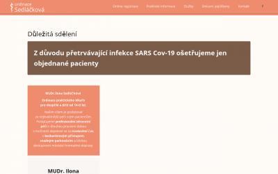 www.ordinace-sedlackova.cz