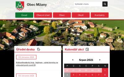 www.mzany.cz