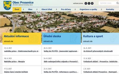 www.obecprosenice.cz