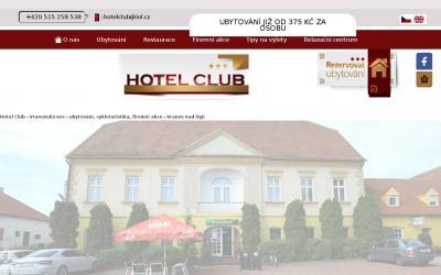 www.hotelclub.cz