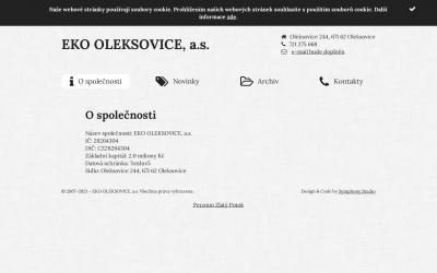 www.eko-oleksovice.cz
