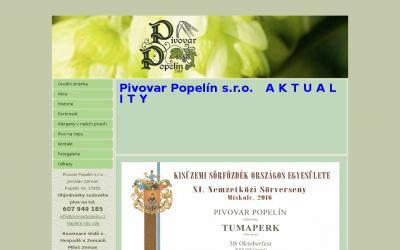 www.pivovarpopelin.cz