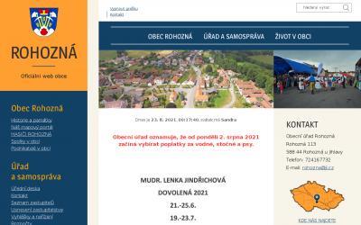 www.obec-rohozna.cz
