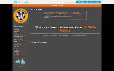 www.fcnovehamry.websnadno.cz