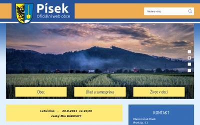 www.obecpisek.cz