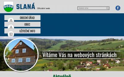 www.obecslana.cz