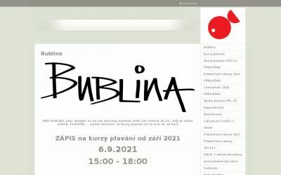 www.plavanibublina.cz